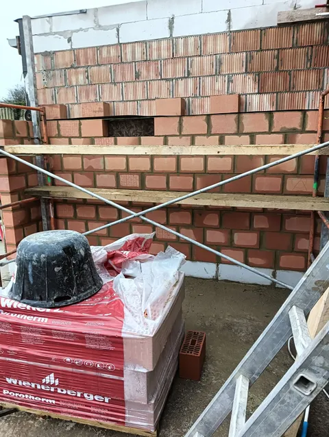 Mur en briques & blocs